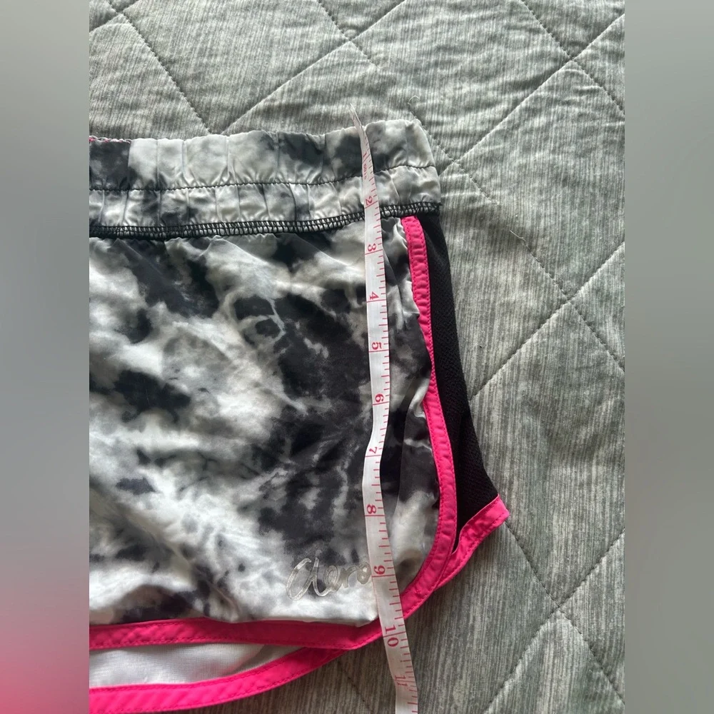 Aeropostale Athletic Black and White Tie Dye Shorts - Picture 7 of 10